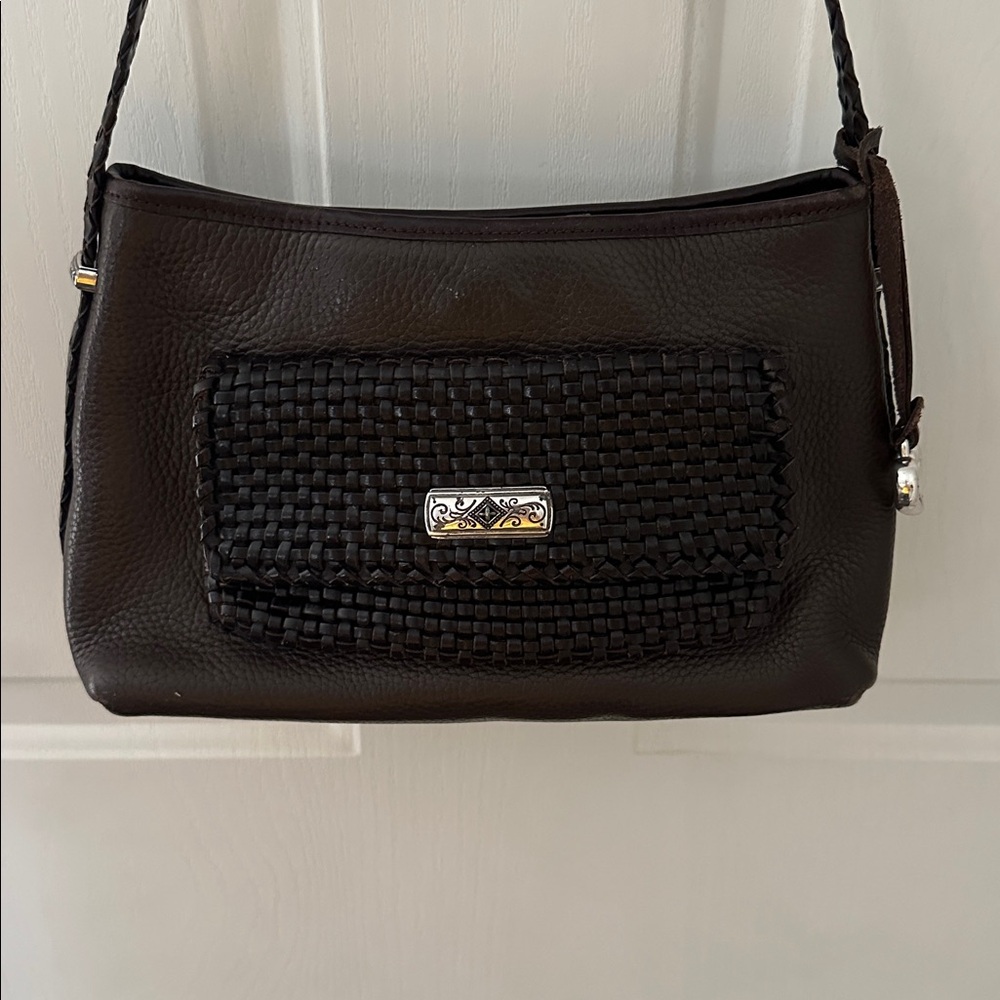 Vintage Brighton Brown Braided Shoulder Bag